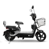 Bicicleta Eléctrica, Hikari, Color Negro/Gris