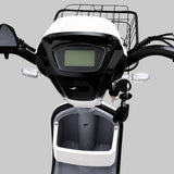 Bicicleta Eléctrica, Hikari, Color Blanco/Gris