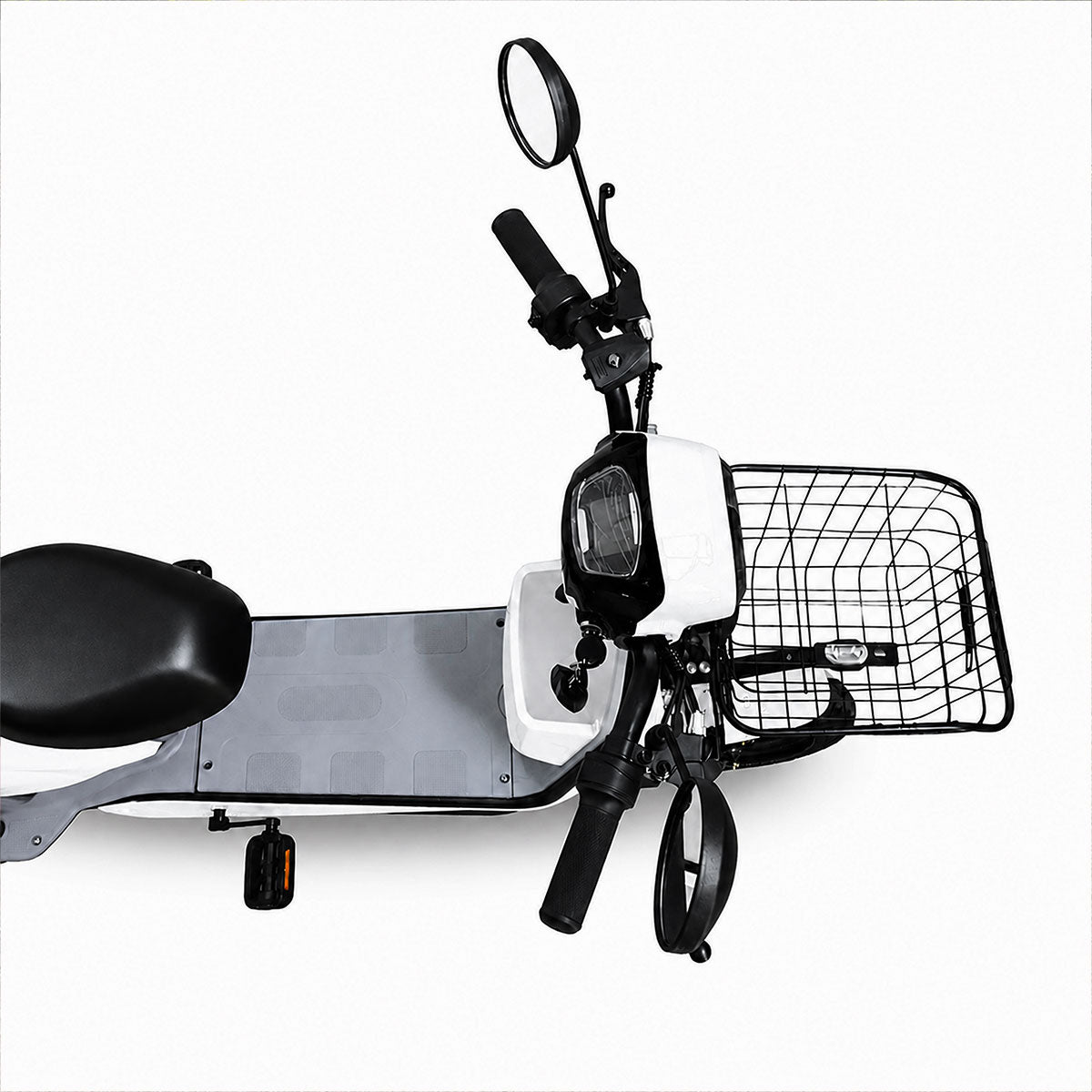 Bicicleta Eléctrica, Hikari, Color Blanco/Gris