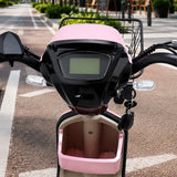 Bicicleta Eléctrica, Hikari, Color Rosa/Beige