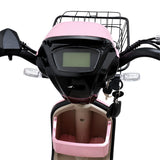 Bicicleta Eléctrica, Hikari, Color Rosa/Beige