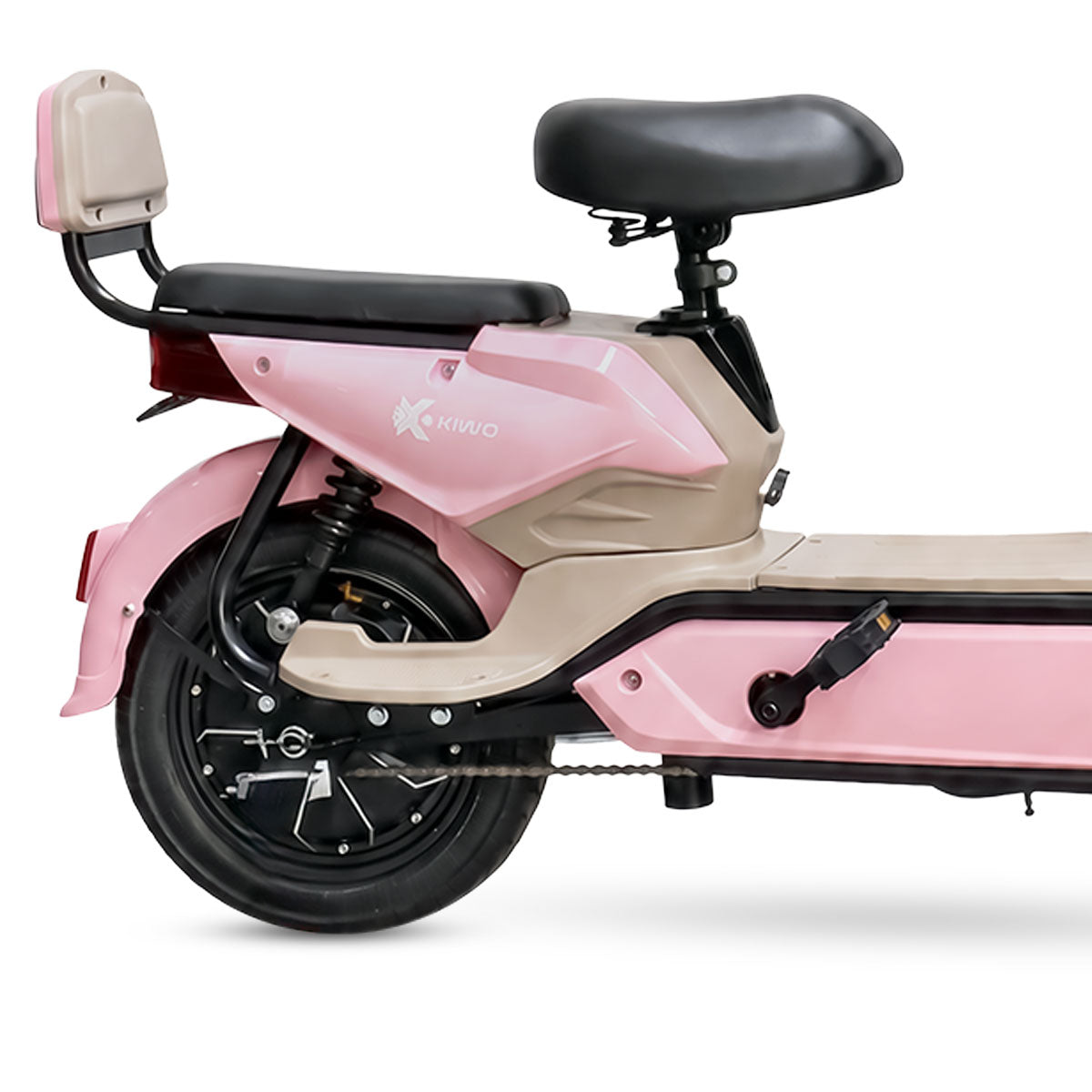 Bicicleta Eléctrica, Hikari, Color Rosa/Beige