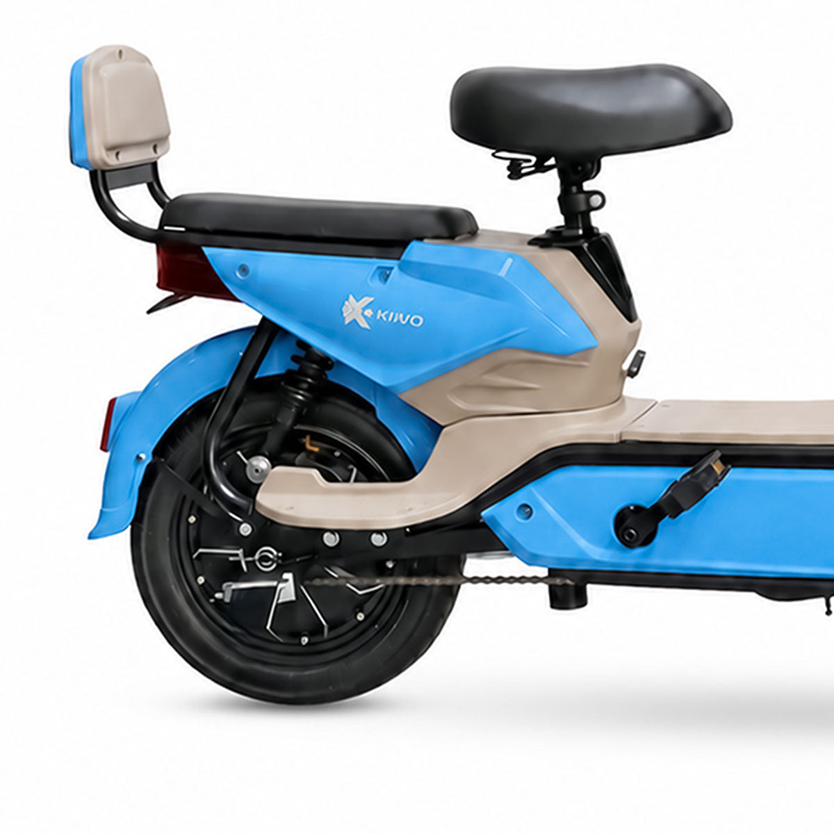 Bicicleta Eléctrica, Hikari, Color Azul/Beige