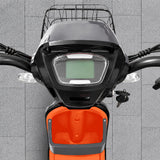Bicicleta Eléctrica, Hikari, Color Gris/Naranja