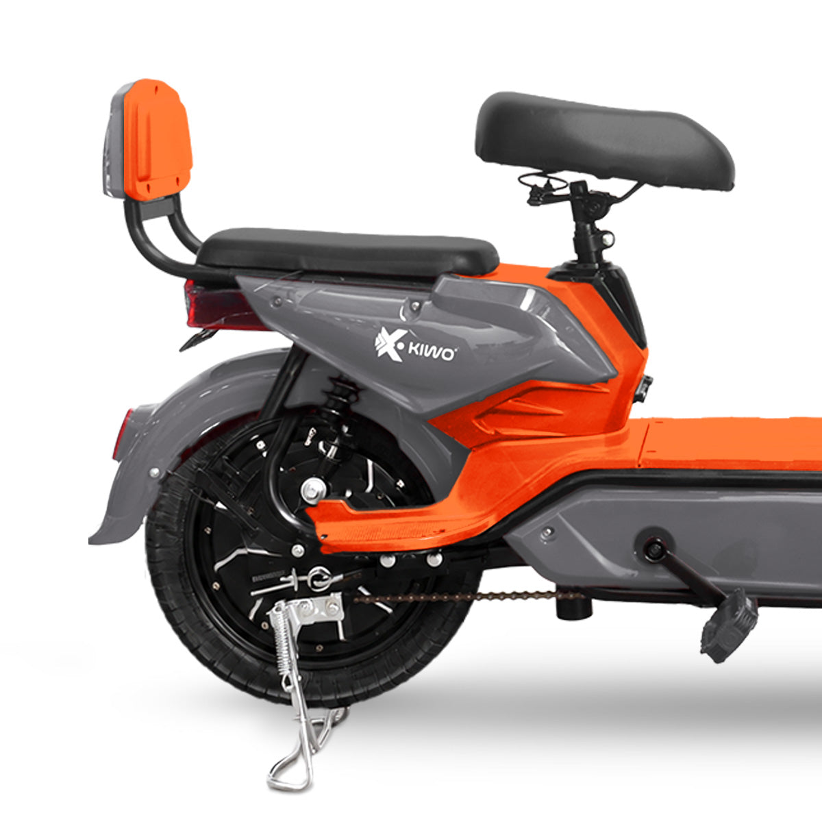 Bicicleta Eléctrica, Hikari, Color Gris/Naranja
