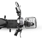 Bicicleta Eléctrica, Hikari, Color Gris/Negro