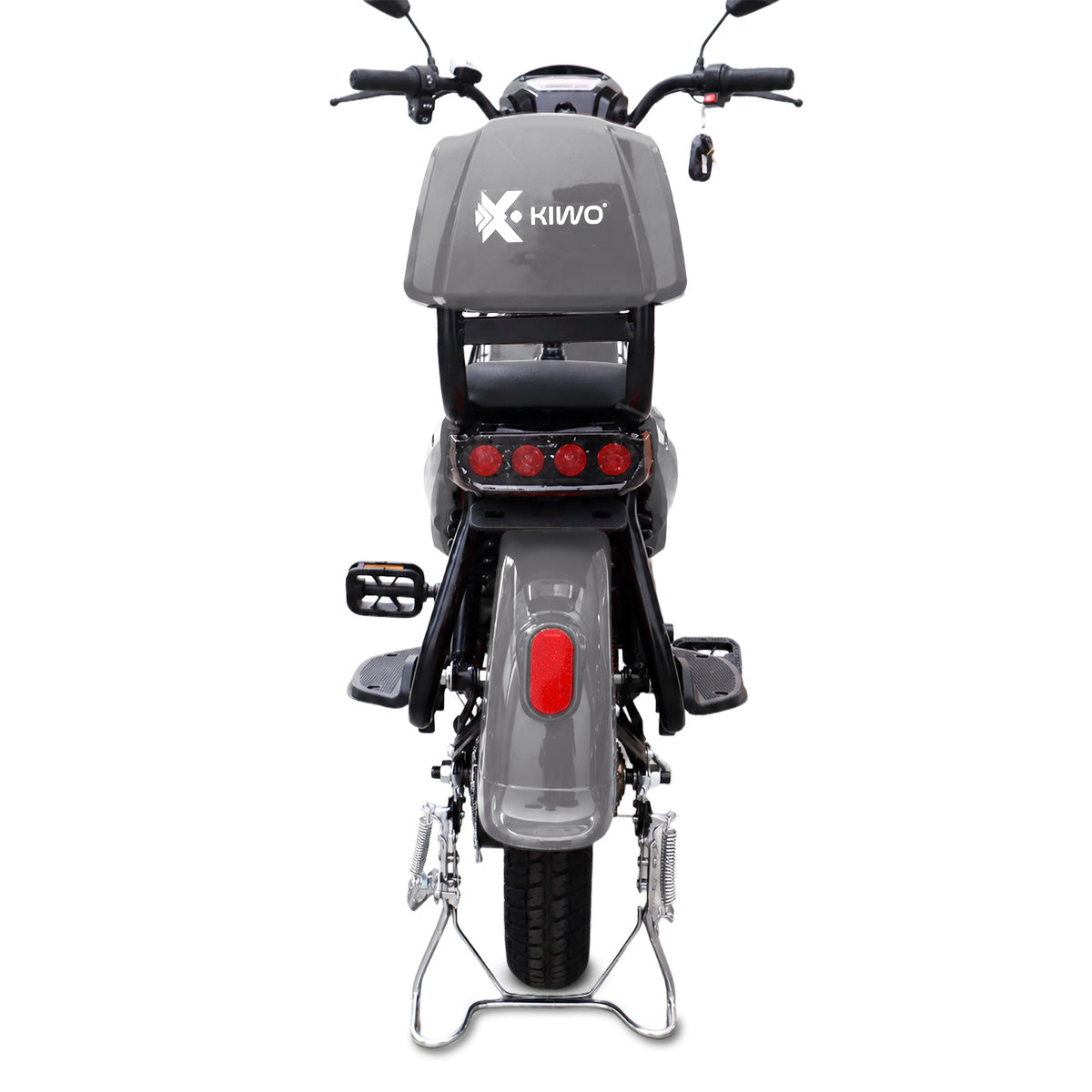 Bicicleta Eléctrica, Hikari, Color Gris/Negro