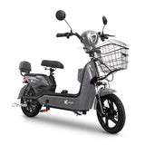 Bicicleta Eléctrica, Hikari, Color Gris/Negro