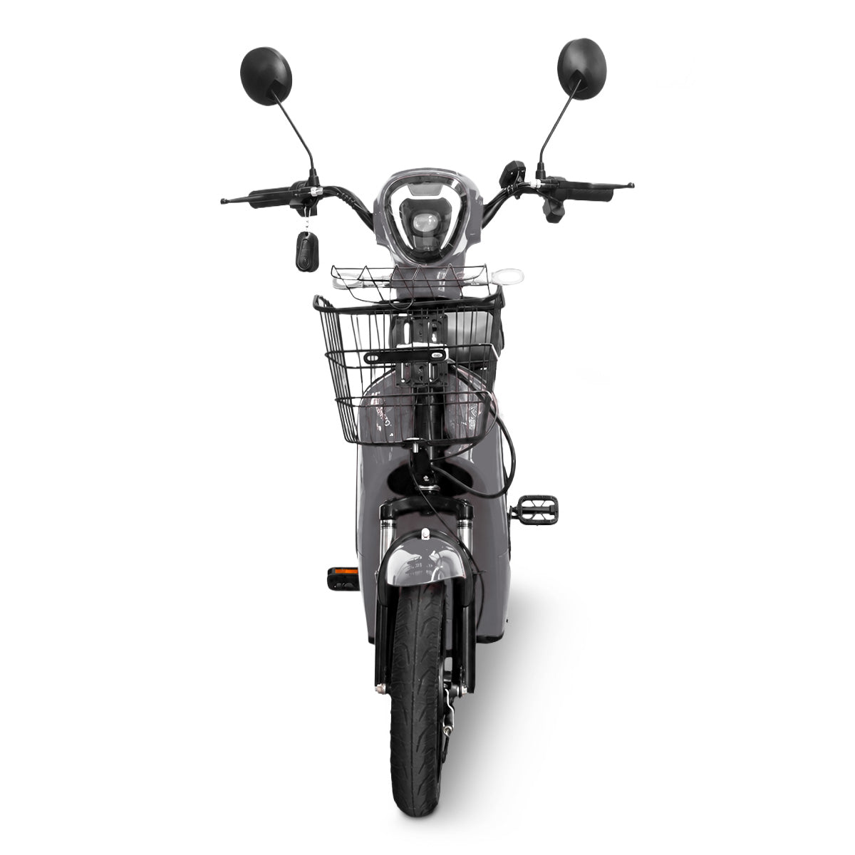 Bicicleta Eléctrica, Hikari, Color Gris/Negro