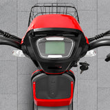 Bicicleta Eléctrica, Hikari, Color Rojo/Gris