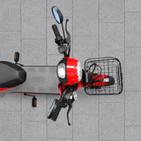 Bicicleta Eléctrica, Hikari, Color Rojo/Gris
