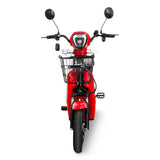 Bicicleta Eléctrica, Hikari, Color Rojo/Gris