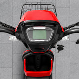 Bicicleta Eléctrica, Hikari, Color Rojo/Negro