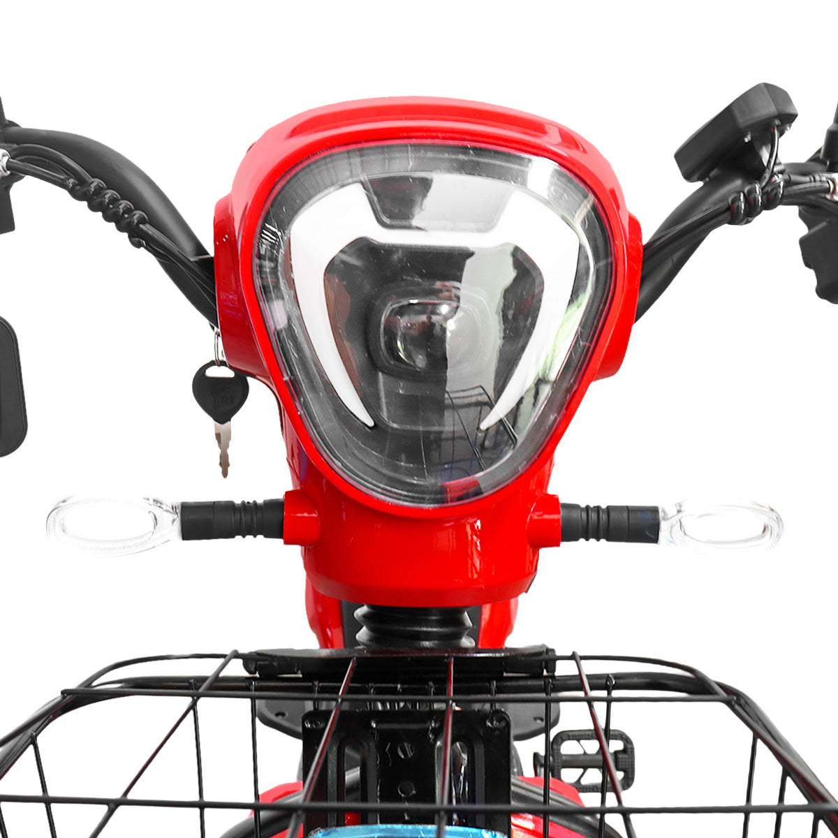 Bicicleta Eléctrica, Hikari, Color Rojo/Negro