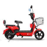 Bicicleta Eléctrica, Hikari, Color Rojo/Negro