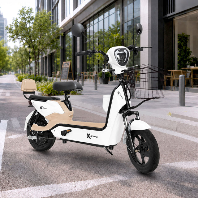 Bicicleta Eléctrica, Hikari, Color Blanco