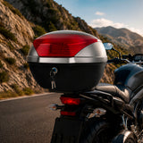 Cajuela / Maletero para Moto, Color Gris