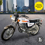Motocicleta Kiwo KT-150L, color Blanco