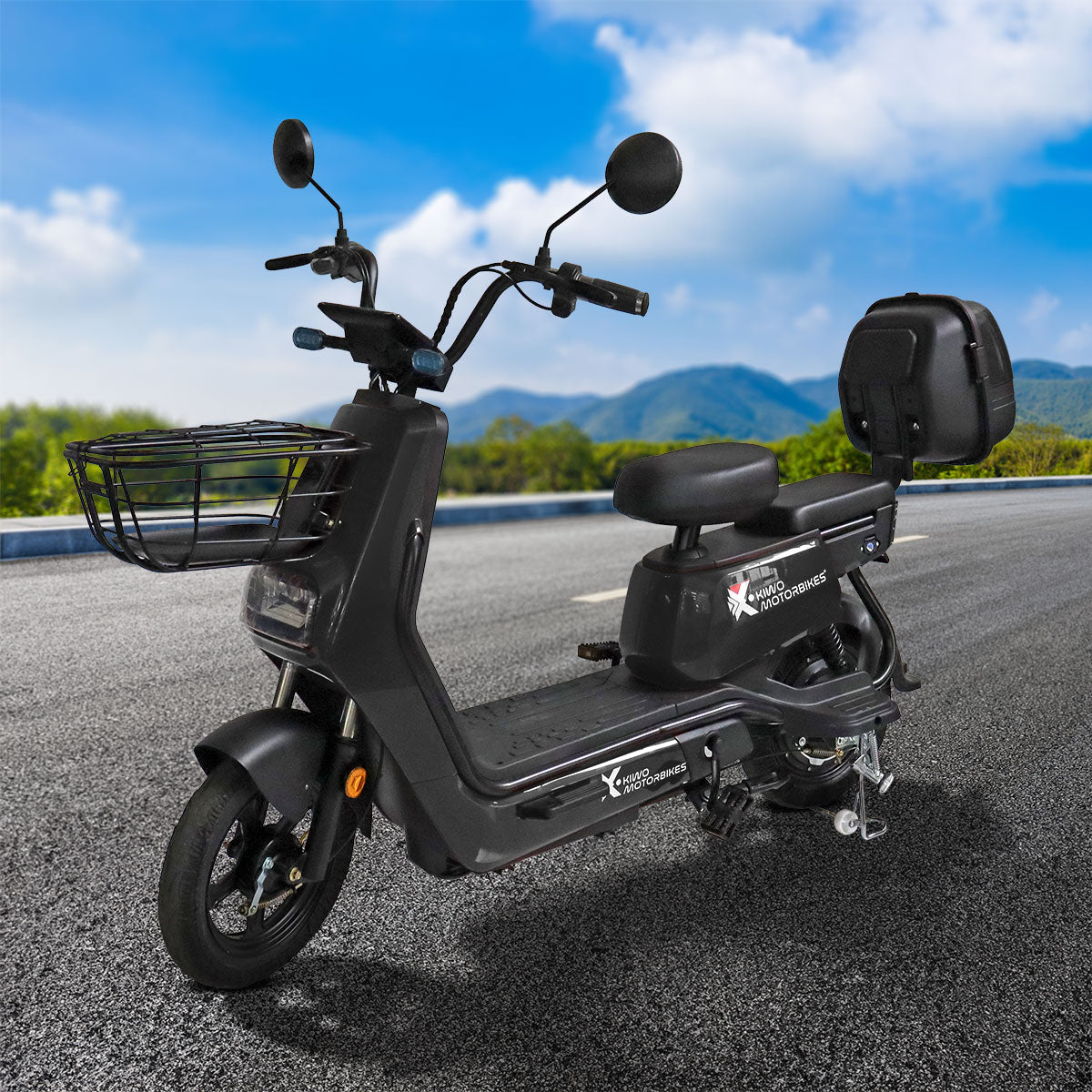 Bicicleta Eléctrica Kiwo color Negro 2023