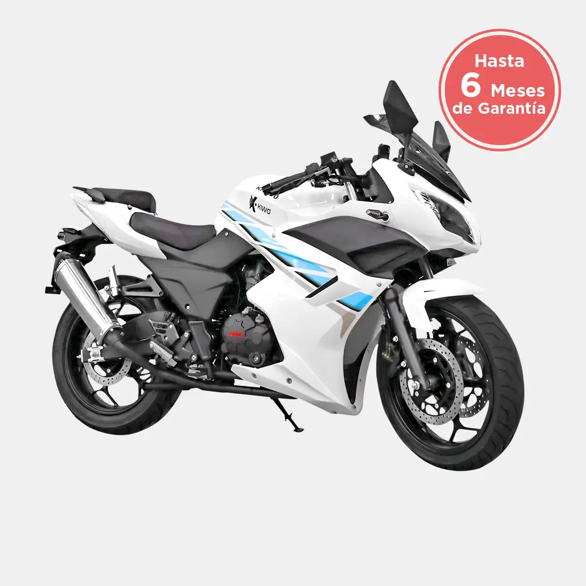 Motocicleta Kiwo KR 200 2025, Color Azul