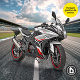 Motocicleta Kiwo KM 200 2025, Color Gris
