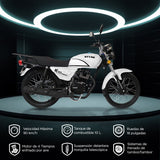 Motocicleta Kiwo color Blanco, KT150 2024