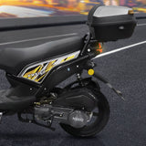 Motocicleta Kiwo KWS 150 2025, color Gris con Amarillo